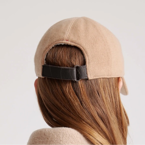 Quince Tan Wool Baseball Cap - Picture 4 of 6